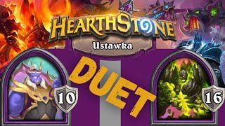 Hearthstone Battlegrounds DUET  Gramy duo ale solo [upl. by Anawak54]