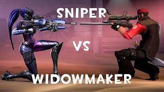 Sniper VS Widowmaker SFM [upl. by Ttennaj978]