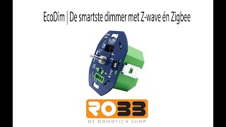 Ecodim  De allerslimste dimmer met draaiknop geschikt voor Zwave amp Zigbee chip [upl. by Arualana415]