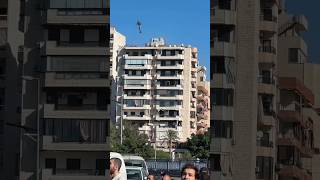 ISRAEL Bomed a civilian building in Central Beirut Lebanon [upl. by Marillin832]