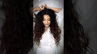 Simple Wavy Hairstyle wavyhair wavyhairstyle indianwavyhair 2bhair [upl. by Dinse58]