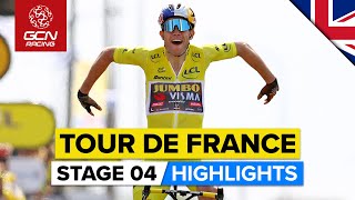 Wout Van Aert Masterclass In Calais  Tour De France 2022 Stage 4 Highlights [upl. by Lim]