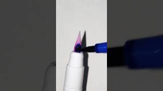 Satisfying marker 💙💗creative satisfying artcolormixing shorts [upl. by Htebazle139]