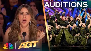 Early Release Sabrina Leaves Sofia Vergara SPEECHLESS  Auditions  AGT 2024 [upl. by Kee375]