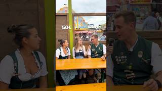 Fragen an die Wiesnbedienung 🎤🍺 wiesn oktoberfest wiesnbedienung sicherheit safenow [upl. by Edlun186]