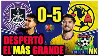 ⚽🔥 ¡Paliza en Mazatlán América Desata Todo su Poder y Golea 50 🚨  Resumen Completo [upl. by Siward]