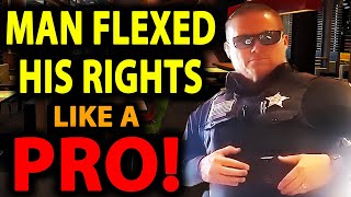 Guy Silently DOMINATES Cops Like A PRO  First Amendment Audit  ID Refusal [upl. by Anovahs739]