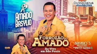 FORROZÃO DO AMADO AO VIVO EM SÃO PAULO AMADO BASYLIO 2024 [upl. by Nwadal]