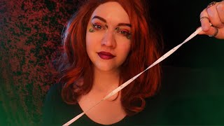 ASMR Forest Witch Measures You for Magic Cape Writing Face Brushing Ice Globes etc [upl. by Aneehsyt]