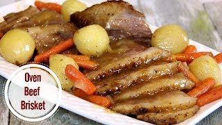 Oven Baked Beef Brisket Made Easy and Simple [upl. by Gnoix592]