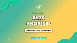 🧒 How to program the Kids profile in My Family Cinema  Exclusive for TV  Annual Plans [upl. by Ovida966]