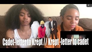 Cadetletter to Krept  Krept letter to cadet REACTION [upl. by Pasco953]