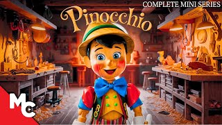 Pinocchio  Full Hallmark Movie  Classic Epic Adventure  Complete MiniSeries  Bob Hoskins [upl. by Nihsfa]