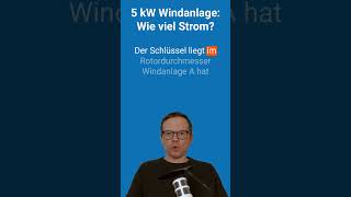 5 kW Windkraft Wie viel Strom [upl. by Nelhsa544]