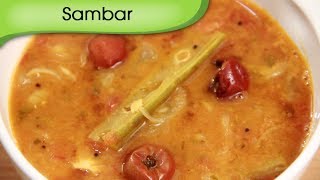 Sambar Recipe  How To Make Sambar For Idli or Dosa  South Indian Lentil and Vegetable Curry [upl. by Haseefan95]