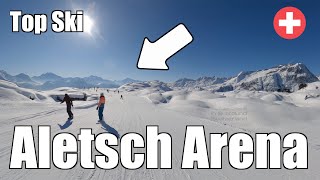 Aletsch Arena Amazing Swiss Skiresort [upl. by Inoy]