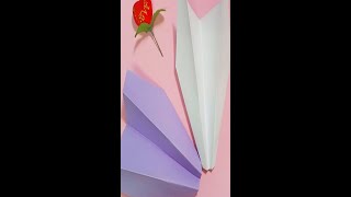 طيارة ورق سهلة جداااا  اصنعها بنفسك easy paper plane [upl. by Longan322]