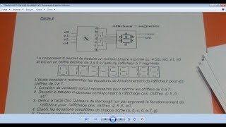 PART 1 lafficheur 7 segment correction TP EXAMEN DE FIN DE FORMATION [upl. by Ewens]