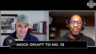 Top 30 Visits Draft Night Scenarios and a Mock Draft to No 13  Raiders  NFL [upl. by Nnodnarb885]