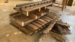 Top Recycled Pallet Wood Ideas That You Can Try At Home Creative Pallet Wood Processing Projects [upl. by Adamec]