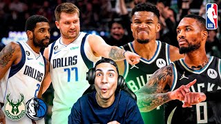 DONCIC amp KYRIE vs GIANNIS amp LILLARD😱 ¡ANTETO 40 puntos MODO DIOS  BUCKS vs MAVS 191123 [upl. by Oicam]