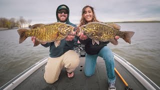 NEW PB Trophy Smallmouth  Sturgeon Bay WI [upl. by Anatak]