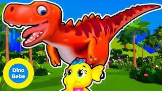 Canción de Dinosaurio para niños  🦖 Bebé TRex y 🦈 Bebé Tiburón Doo Doo Doo Doo  EducaToonz [upl. by Pablo]