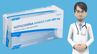 ACETILCISTEÍNA para que acetilcisteína sandoz care 600 mg comprimidos efervescentes 10 comprimidos [upl. by Ahsiemak]