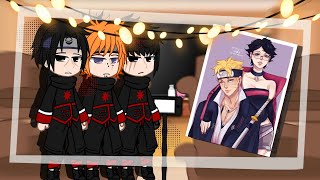 Akatsuki react to Boruto 🇺🇸🇧🇷 BoruSara [upl. by Ydnes238]