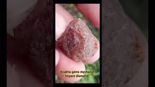 Anakhagemsmychanal Impact diamond stone youtubeshort short gemstone [upl. by Iphigeniah]