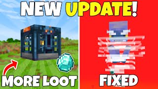 NEW UPDATE OUT NOW MORE LOOT Trial Chambers Fixed Bug Fixes amp More Minecraft Bedrock Edition [upl. by Hansel]