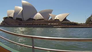 Ferry trip from Circular Quay to Watsons Bay via Rose Bay 19012018 [upl. by Enyale402]