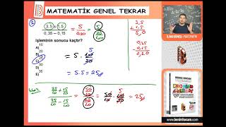 KPSS DE HER YIL GELEN 10 MATEMATİK SORU [upl. by Bunns]