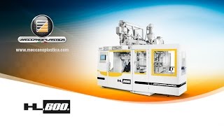 HL600S  Macchina estrusione soffiaggio plastica [upl. by Naux]