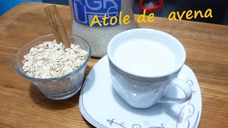 Atole de avena con leche [upl. by Wynny]