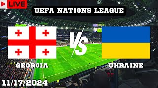 Georgia VS Ukraine Match Today Score En Vivo UEFA Nations League 2024 [upl. by Trout]