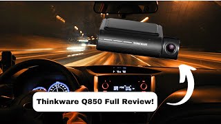 Thinkwares Upgraded 2k Dashcam Thinkware Q850 Review [upl. by Aihsotan]