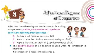 Ch 8 Adjective Degree of Comparison English Grammar Class 4 [upl. by Engapmahc371]