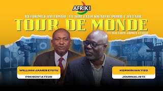 Tour de Monde  Changement Constitutionnel au Congo avec Kerwin Mayizo [upl. by Domeniga169]