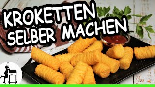 Kroketten selber machen außen kross amp innen cremigfluffig [upl. by Aenet]