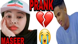 PRANKHAYKAL OO BOQORADA STYLKA KU SAMEEYAY PRANK NAXDIN LEHquotNAAG CARAB AH AYAAN BARTAYquot😱 [upl. by Bentlee]