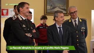 Campobasso  La fiaccole olimpiche in mostra al Convitto Mario Pagano  Clip  Telemolise [upl. by Moshe]