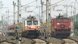 ALL INTERCITY Type Trains in HOWRAH Division  WAP5WAP7WAP4 Loco  LHB vs ICF  Indian Railways [upl. by Scotti]