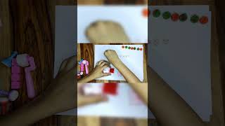 Stamp painting virolshort shortvideo shorts kidsart [upl. by Aerdnahs]