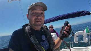 Ep 30 Quick motorsailing from Viana do Castelo to Povoa de Varzim Portugal [upl. by Ffoeg]