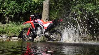 CRF300L Skid Plate Torture Test Plastic Vs Rock [upl. by Kella753]