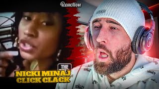 NICKI MINAJ  CLICK CLACK RAPPER REACTION [upl. by Naejarual276]