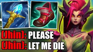 I created the most ANNOYING Zyra build and then held the game hostage 😂 [upl. by Akinak776]