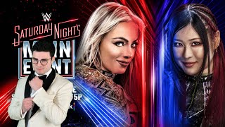 Liv Morgan vs Iyo Sky  Womens World Title Match WWE Saturday Nights Main Event 2024 Commentary [upl. by Nanreik]