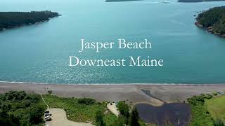 Jasper Beach in Downeast Maine has volcanic polished natural stones that look like japer [upl. by Gnuoy576]